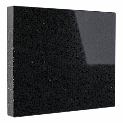 Plateau de cuisine en quartz noir pailleté, réf. 102601 – EDS Sénégal