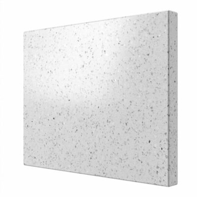 Plateau de cuisine en quartz blanc moucheté, réf. 102603 – EDS Sénégal