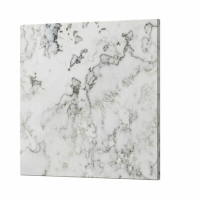 Plateau de cuisine en quartz blanc marbré gris, réf. 102608 – EDS Sénégal