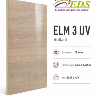 Contreplaqué mélaminé ELM 3 UV brillant – EDS Sénégal