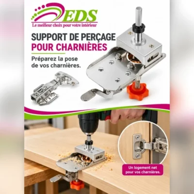 Support de perçage pour charnières – EDS Sénégal