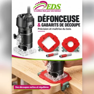 Défonceuse et gabarits de découpe – EDS Sénégal